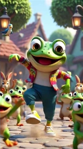 This frog dances like a human 😳🐸💃