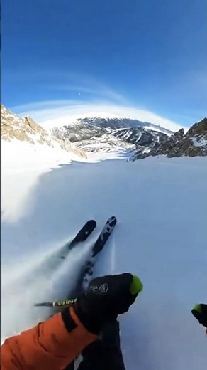 Ski Down Mount ⛷️ High Speed Snow Powder Skiing ❄️ Skier Buried in Snow 🎯 Snowy Fail Moments 🎬