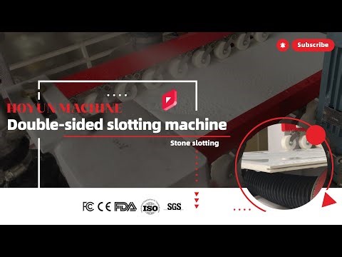 Stone side slotting machine