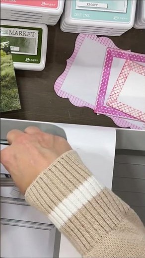 Custom Stamped and Die-Cut Frames Made Easy I 49 and Market + Sizzix