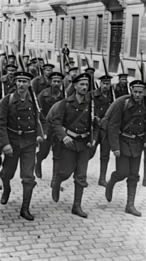 A lone WWI German soldier marches forward through history and hardship⚔️#WW1 #GermanSoldier