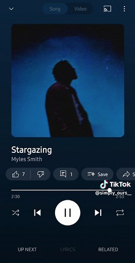 finally 🥰 STARGAZING #mylessmith #stargazing | stargazing lyrics