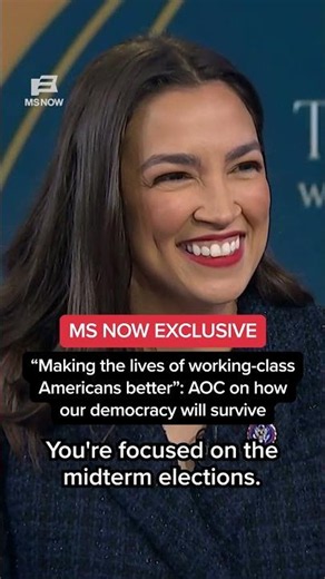 "Making the lives of working-classAmericans better": AOC on how our democracy will survive