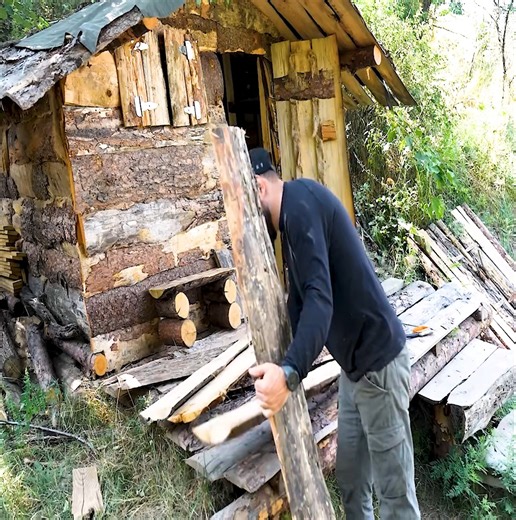 I live in log cabins and am in the process of building a bathhouse nearby | Building Skills