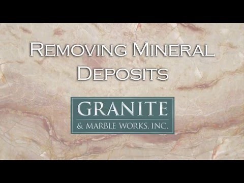 Removing Mineral Deposits From Your Granite Countertop