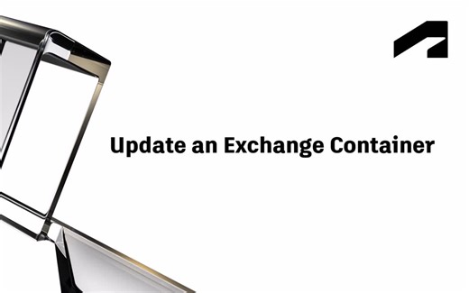 Update an exchange container | Autodesk