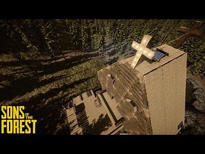 This Cross Light On My Roof Draws Everyone To Itself In Hard Survival! (Sons Of The Forest)