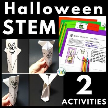Halloween Sub Plans & Early Finishers – STEM Improv & Bat Wings Wanted Challenge