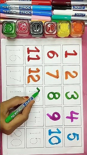 1-20 number learning for toddler | read and write for kids | #kidslearning #nurseryrhymes