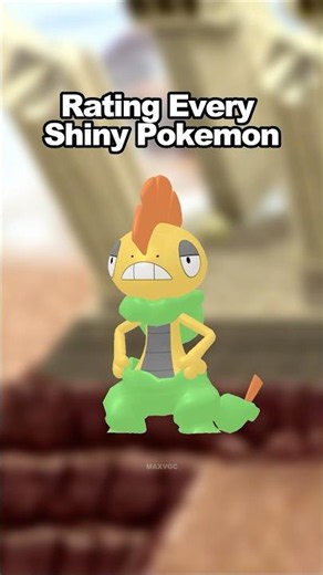 Shiny Scrafty Rating Every Shiny Pokemon #pokemon #shinypokemon