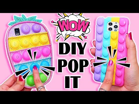 🎉🍓🌈 100% DIY POP IT Phone Case or Personalize your Phone case with POP IT TikTok VIRAL fidget toy🎉🍓🌈