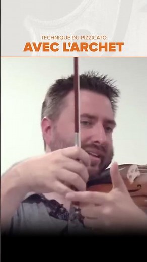 Pizzicato with the bow