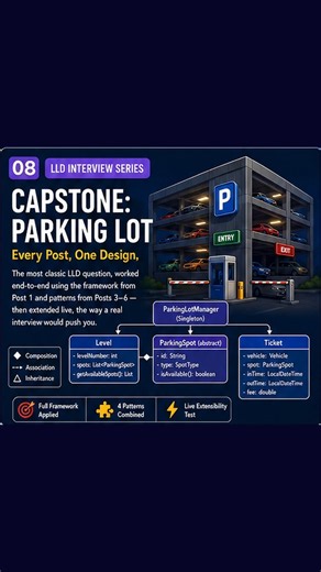 How to Design a Parking Lot | LLD Interview