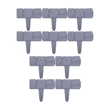 LOVIVER Reusable Garden Edging Border, Garden Fence Edging Barrier Fence Water Resistant 10 Pieces - Walmart.ca