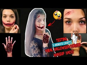 TESTING OUT VIRAL HALLOWEEN/HORROR HACKS by 5 minute crafts [TAMIL]