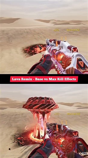 Mythic AK117 Lava Remix 🔥 & Mythic AK117 Grimm Ending 🥵 | Base vs Max Kill Effects 🩸☠️ | COD Mobile