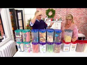 LocknLock 4 piece Tall Canister Storage Set on QVC
