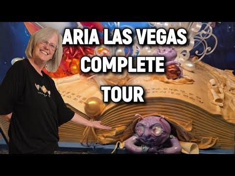 Aria Hotel and Casino Full Walkthrough in 4k