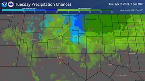 Precipitation chances will increase on Tuesday as the next system moves across NM. Expect isolated lowland rain showers and scattered mountain rain/snow showers throughout the day. Temps will be noticeably cooler as well. | US National Weather Service El Paso Texas