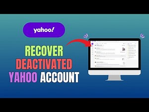 HOW TO RECOVER A DEACTIVATED YAHOO ACCOUNT DUE TO INACTIVITY (FULL GUIDE 2025)