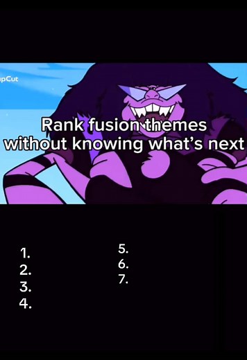 Ranking de las Canciones Temáticas de Fusión en Steven Universe