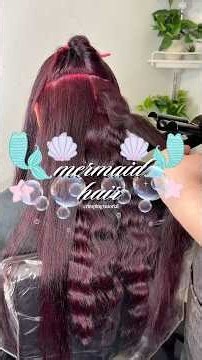 Mermaid Hair/Wavy Hair/ Crimping Hair Tutorial #hairstyle #haireducation #90shair #hairtutorial
