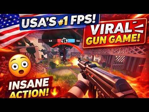 USA’s Most Addictive Gun Combat Game 🔫 | Viral FPS Gameplay