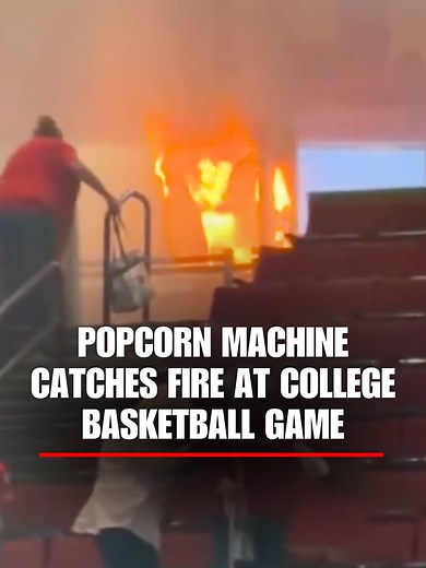 ARENA ALARM: A popcorn machine fire at a concession stand delayed the Oklahoma Sooners’ game against the Georgia Bulldogs. A sprinkler system reportedly put out the fire, stopping it from spreading outside the concession stand area.