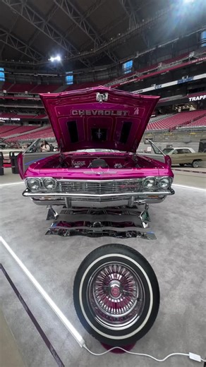 65 Impala with The Suicide Doors 🤩 #impalamagazine #65Impala #lowriders #oldschool