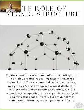 #crystals #atomicstructure #crystalstructure #mineralogy #geology #crystalscience #materialscience