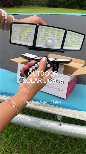 Got these solar lights so I can see just as good as night as I do during the day 💡🔦✨ @Daphino Official Daphino Solar Outdoor Lights 2500LM Security Lights, 3 Heads Dimmable SpotLights with 3 Modes, IP65 Waterproof outdoorfun ##solarlights##outdoorlighting##waterprooflight##lights##daphino