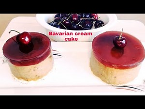 Yummy cake recipe Bavarian cream cake(Torta bavarese).It's so much yummy.
