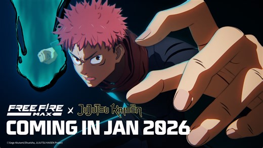 639K views · 19K reactions | Free Fire MAX × Jujutsu Kaisen is coming January 2026 | Garena Free Fire | Facebook
