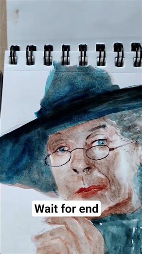 Professor minerva mcgonagall #harrypotter #dailyvlog #art #vlog #foryou #drawing #youtubeshorts