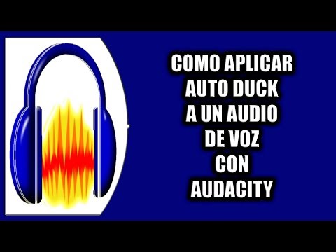 How to apply auto duck to voice audio with Audacity