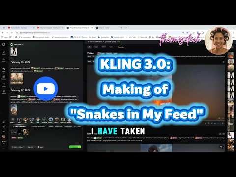THE MAKING OF *NSYNC - Bye Bye Bye X Snakes in My Feed Remix | Kling Omni 3.0