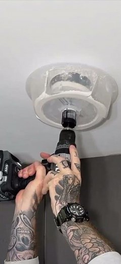 How to Cut Perfect Recessed Light Holes (Zero Mess!) ✨ #shorts