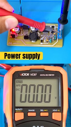DIY Power Supply ⚡ MIC29302 + LM2596 + AMS1117 #shorts #build #power #teknicore