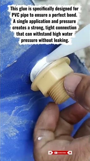 Super Strong PVC Pipe Glue, Leak-Proof for Years‼️