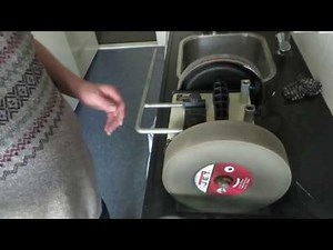 Sharpening on the Jet Water Sharpening Machine