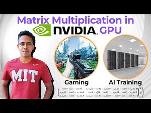 How did matrix multiplication in GPU helped NVIDIA revolutionize gaming first and AI next?