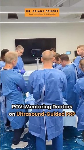 POV: Learning Ultrasound-Guided PRP Injection Techniques