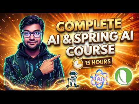 🔥Spring AI Full Course | Build Real AI Applications with Spring Boot (15 Hours) Hindi