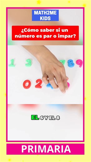 Aprende a diferenciar los números pares (que se pueden dividir en dos) de los impares (a los que les sobra uno). ¡Es la guía más sencilla que encontrarás! | Math2mekids