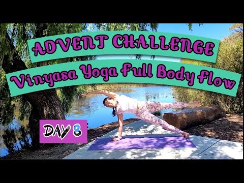 ✨10 min VINYASA Yoga Full Body Flow| Day 8 Advent Challenge ✨
