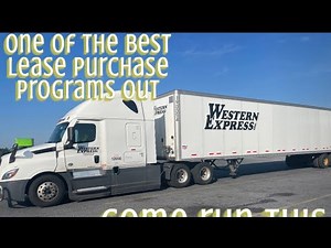 Western Express Lease Purchase is 🔥 #18wheeler #freightliner #trucking