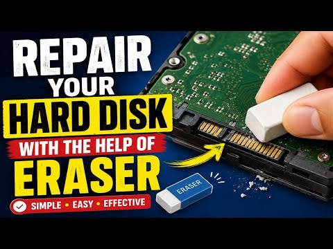 Repair your hard disk with the help of eraser