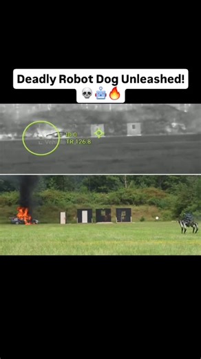 DiginoronEN on Instagram: "The future of warfare is here! 😱 Skyborne Technologies has unveiled CODiAQ – an AI-powered robot dog that autonomously fires 40mm grenades with pinpoint accuracy, navigates rough terrain, climbs stairs, and operates day or night! Controlled remotely by a single operator, it uses advanced AI for targeting assistance and ballistic calculations, boosting soldier safety and efficiency on the battlefield. This game-changing tech is already heading to the US military and ma