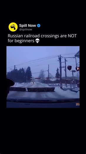 Spill Now on Instagram: "Follow us @spillnow for more! 💛 Railroad crossings are locations where roads and train tracks intersect, and they are designed to manage a serious safety challenge: trains are massive, fast, and unable to stop or maneuver quickly. Even when traveling at moderate speeds, a freight train can take over a mile to fully stop due to its weight and momentum. Because of this, crossings use multiple warning systems such as flashing lights, bells, gates, road markings, and signag