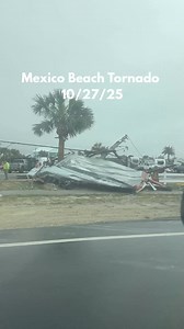 The tornado came through Mexico Beach early this morning near The El Governor Resort - damage to the RV Park and surrounding areas. They are rapidly cleaning everything up and the power should be restored this afternoon. We were truly blessed that no more damage was done. #mexicobeach #waterspout | Sheila Hauser